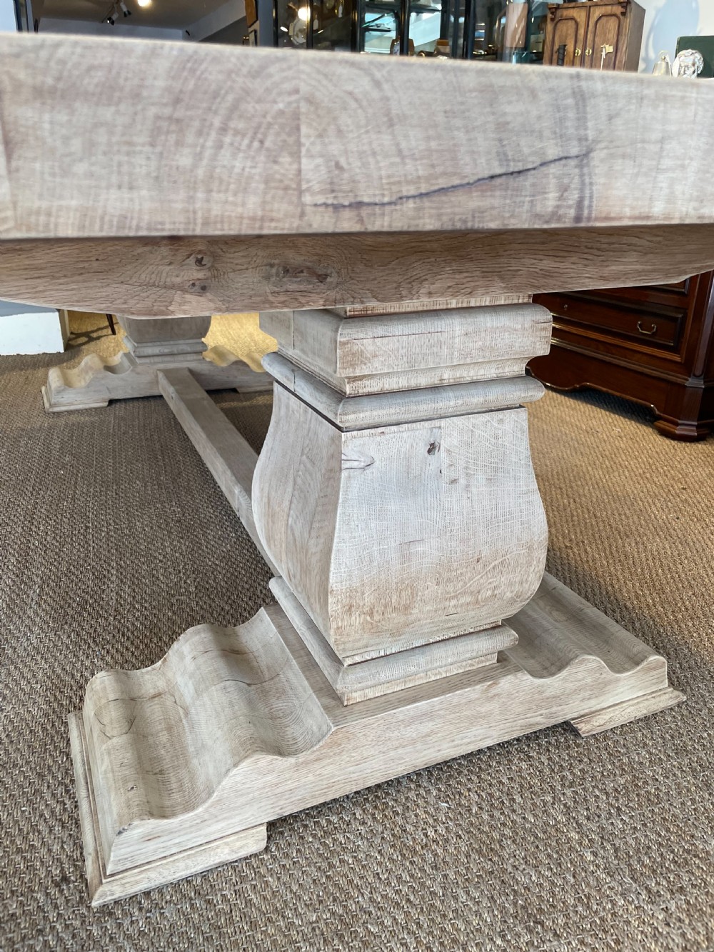Oak refectory table  View XI