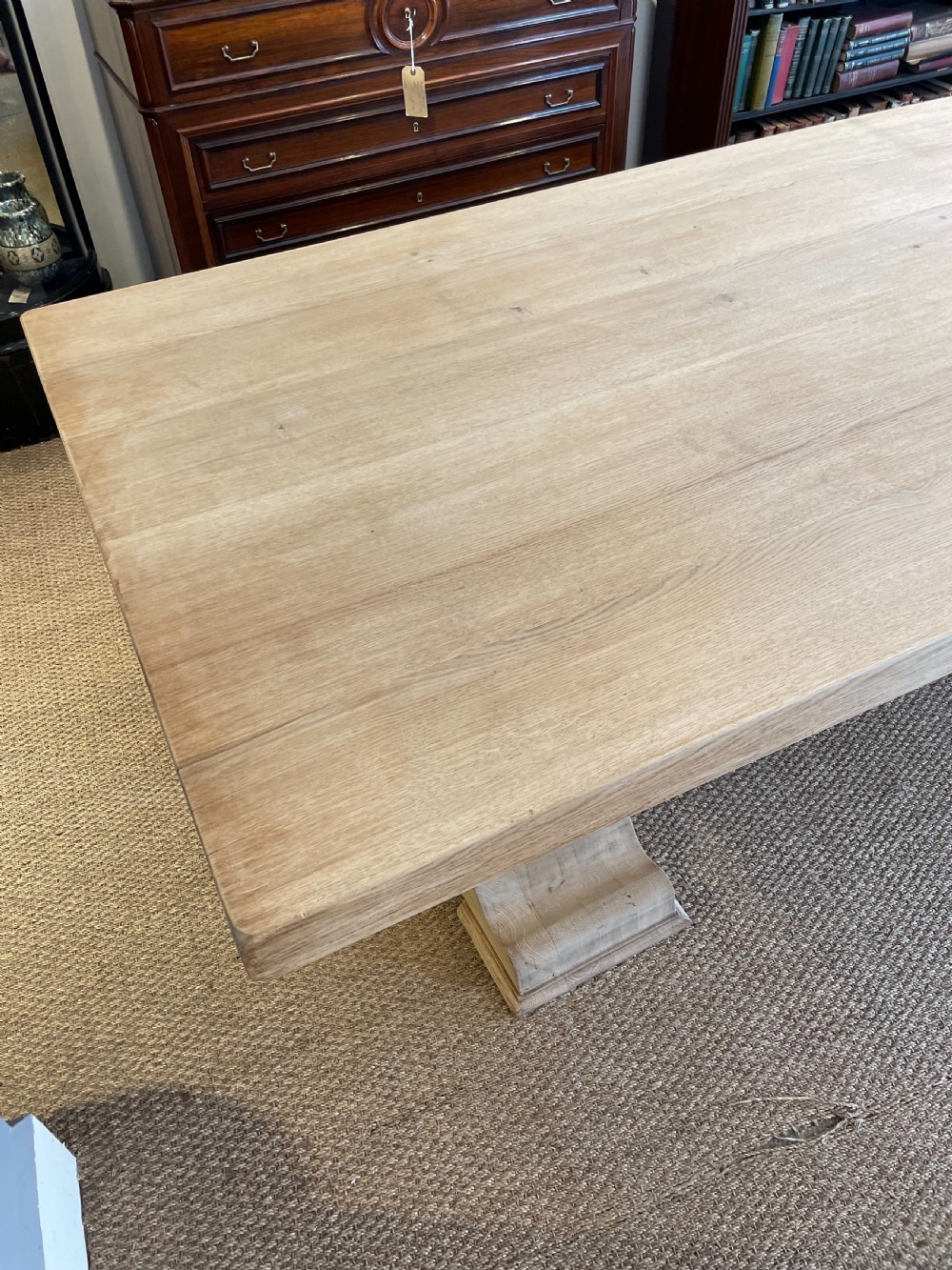 Oak refectory table  View XIII