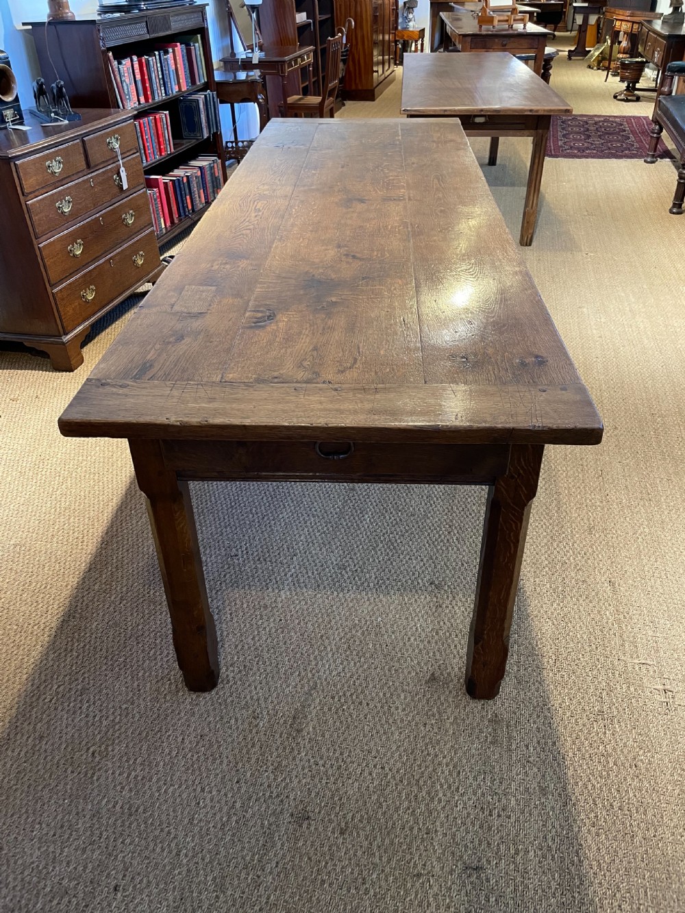 Oak farm house table  View II