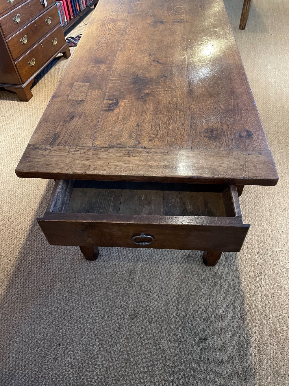 Oak farm house table  View III