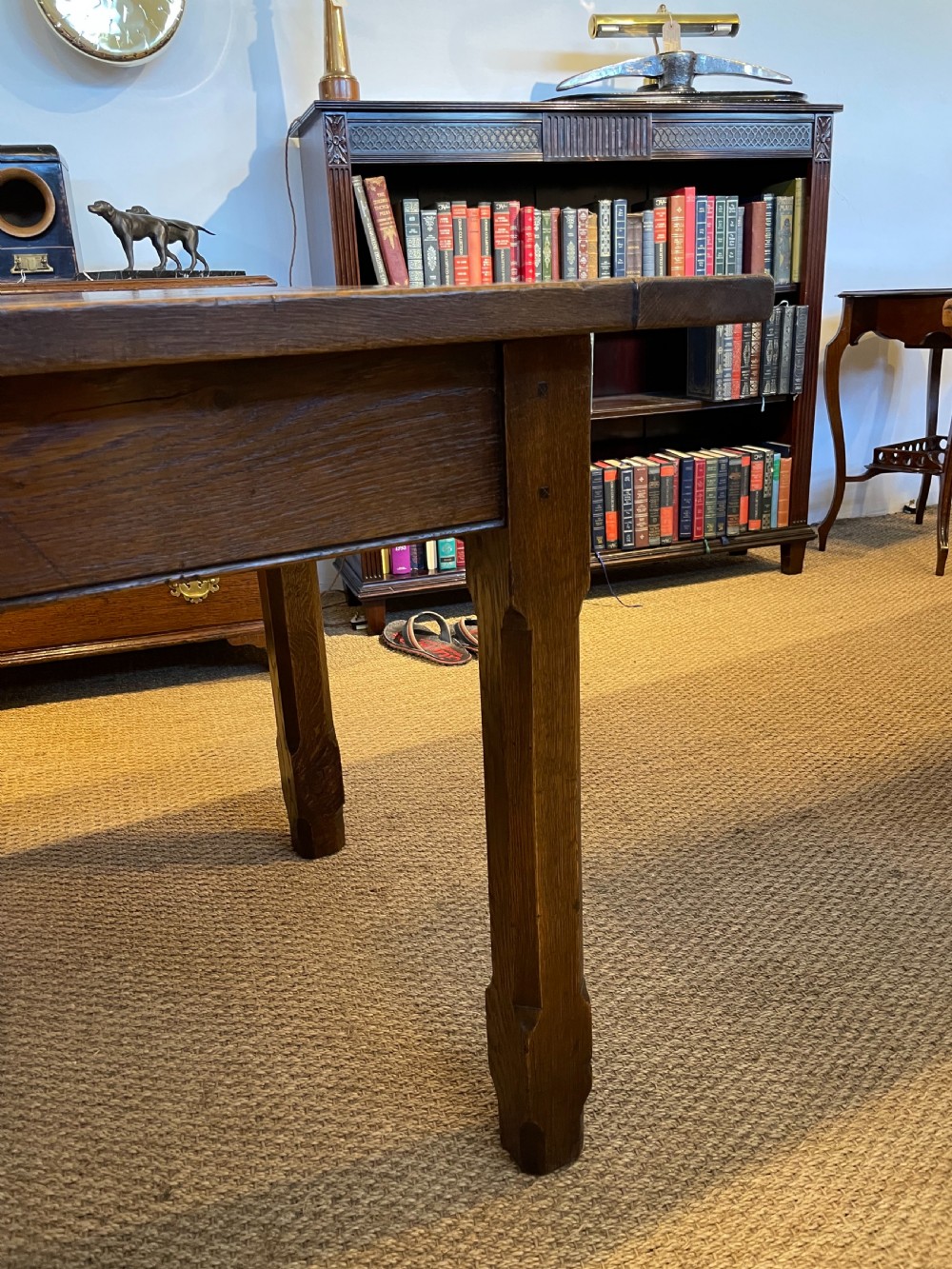 Oak farm house table  View V