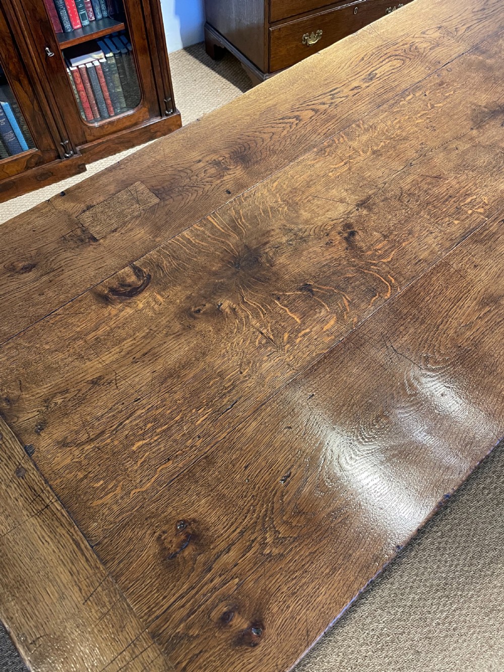 Oak farm house table  View VII