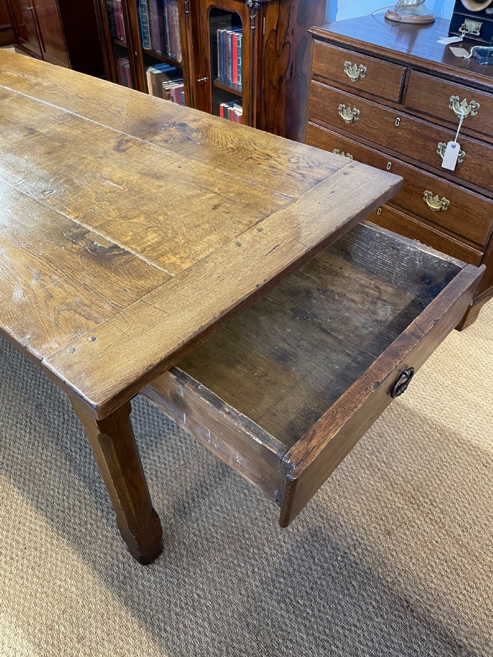 Oak farm house table  View VIII