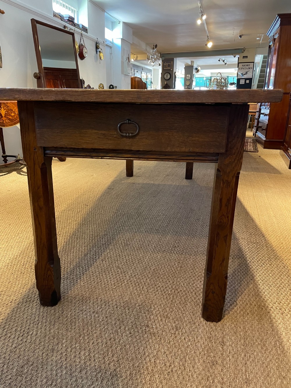 Oak farm house table  View IX