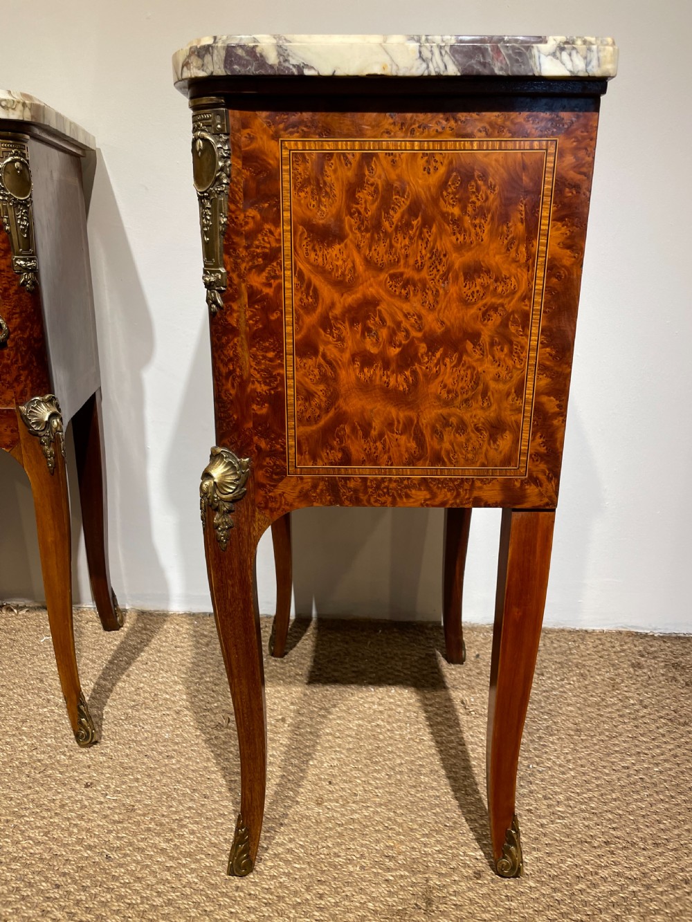 Pair of 19th century bedside cabinets  View II