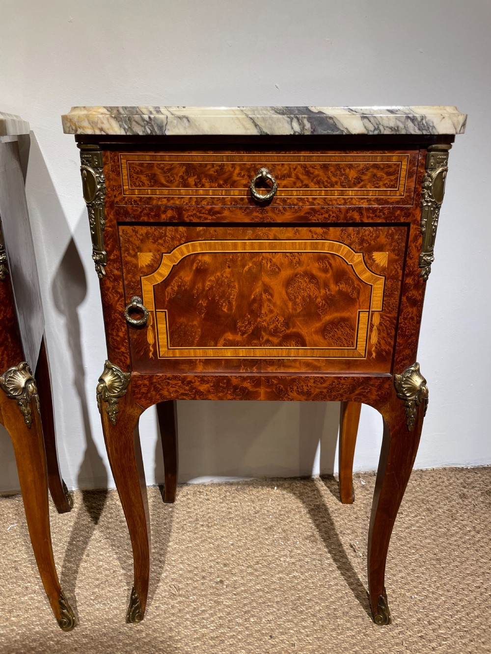 Pair of 19th century bedside cabinets  View V
