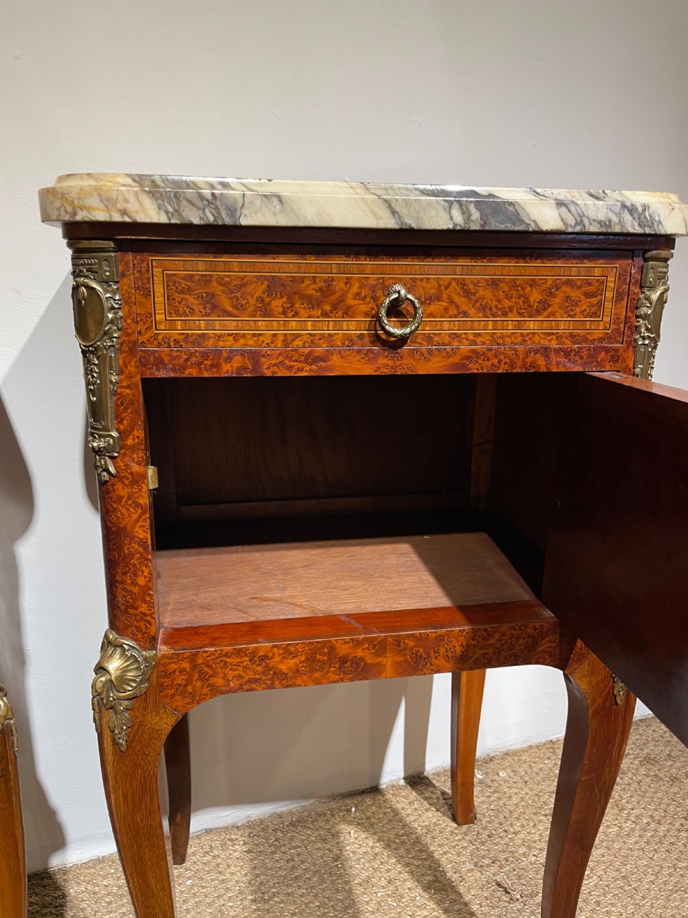 Pair of 19th century bedside cabinets  View VI