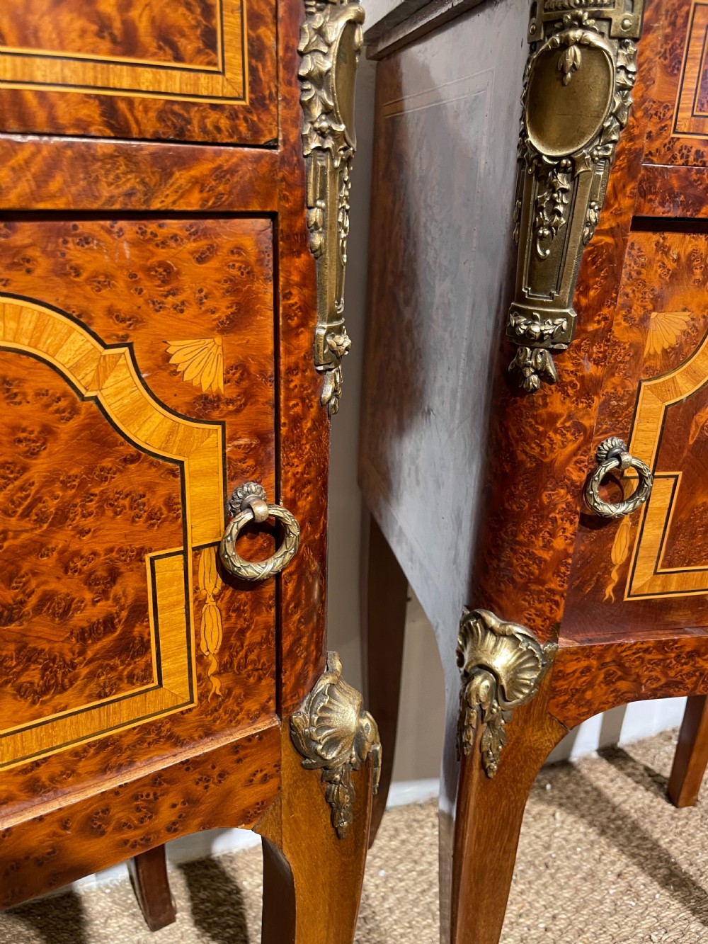 Pair of 19th century bedside cabinets  View VIII