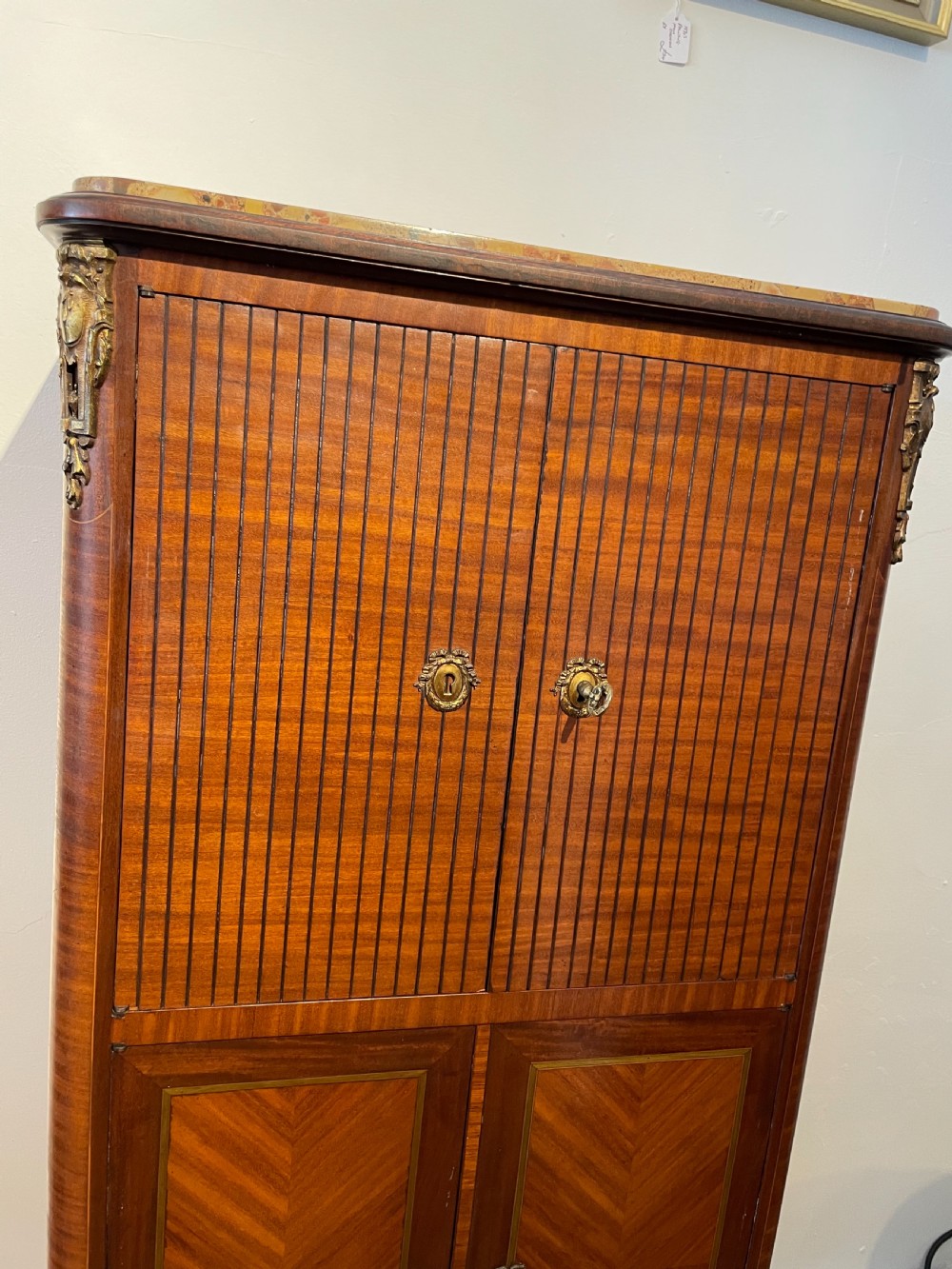 Marble topped side cabinet  View III