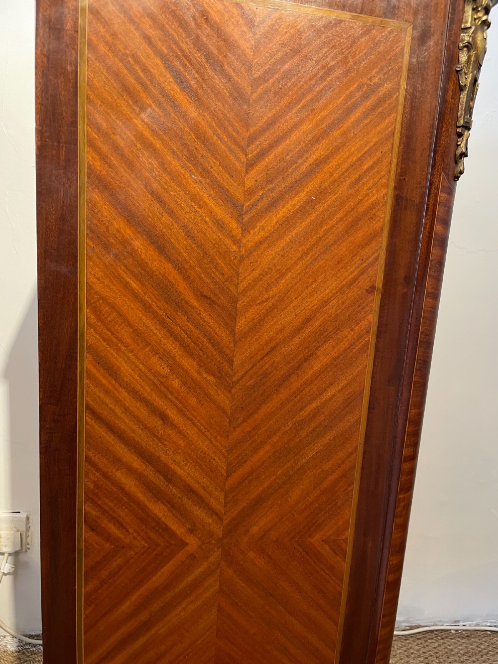 Marble topped side cabinet  View V