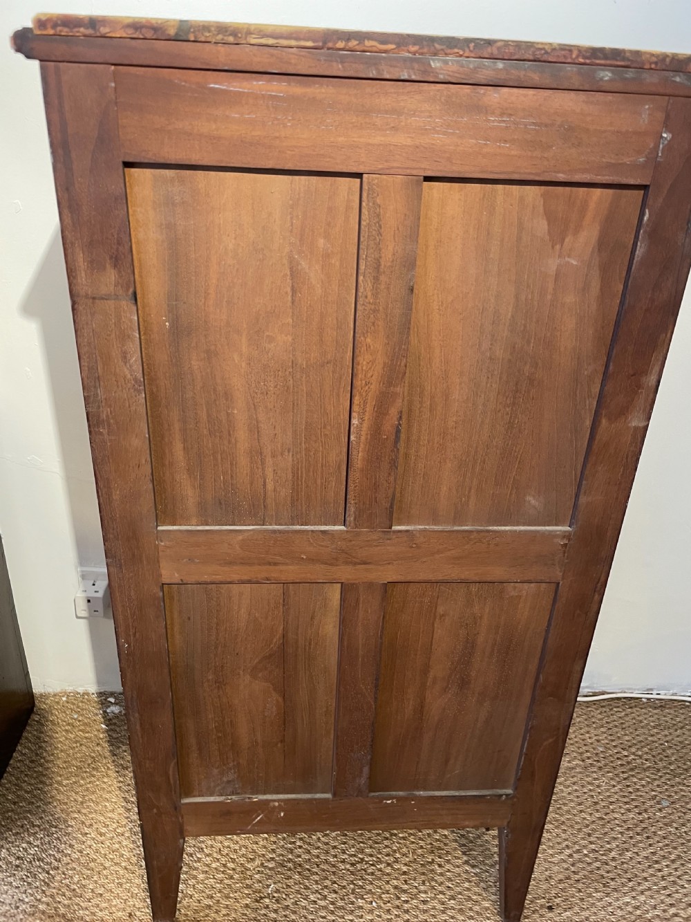 Marble topped side cabinet  View X