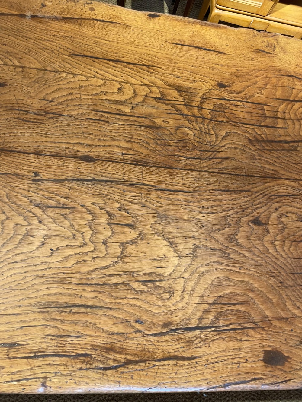 Oak refectory table  View VIII