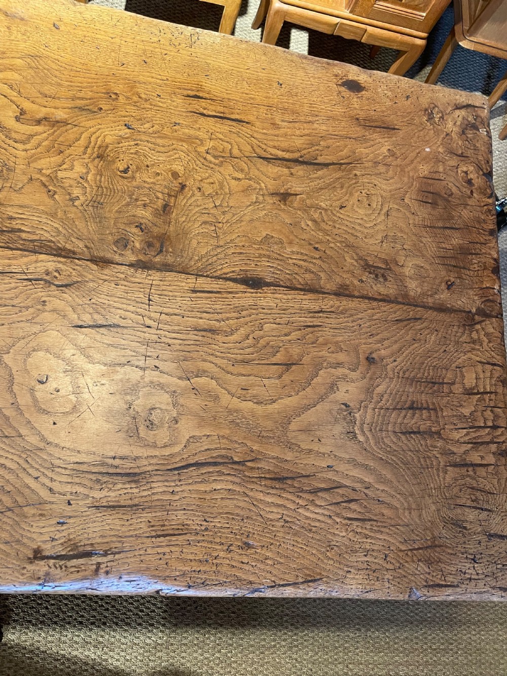 Oak refectory table  View IX