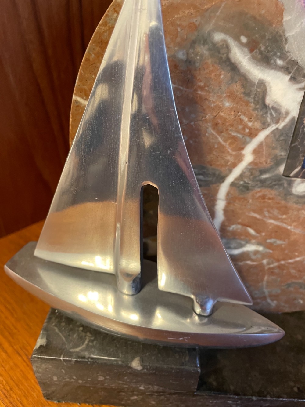 “ NAUTICAL “ ART DECO MANTEL CLOCK View IV