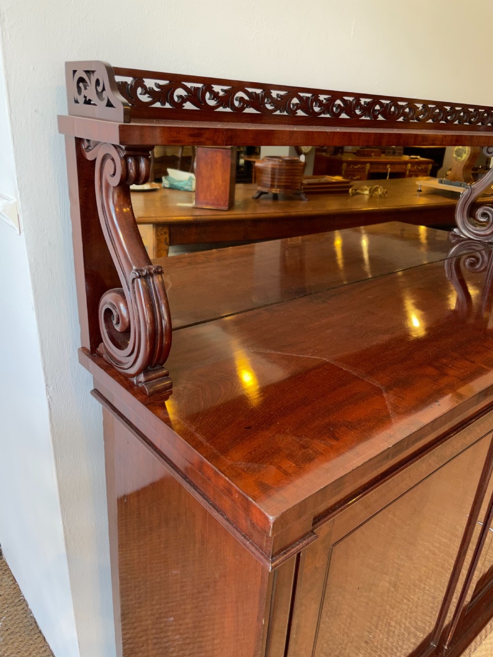 Mahogany chiffonier View II