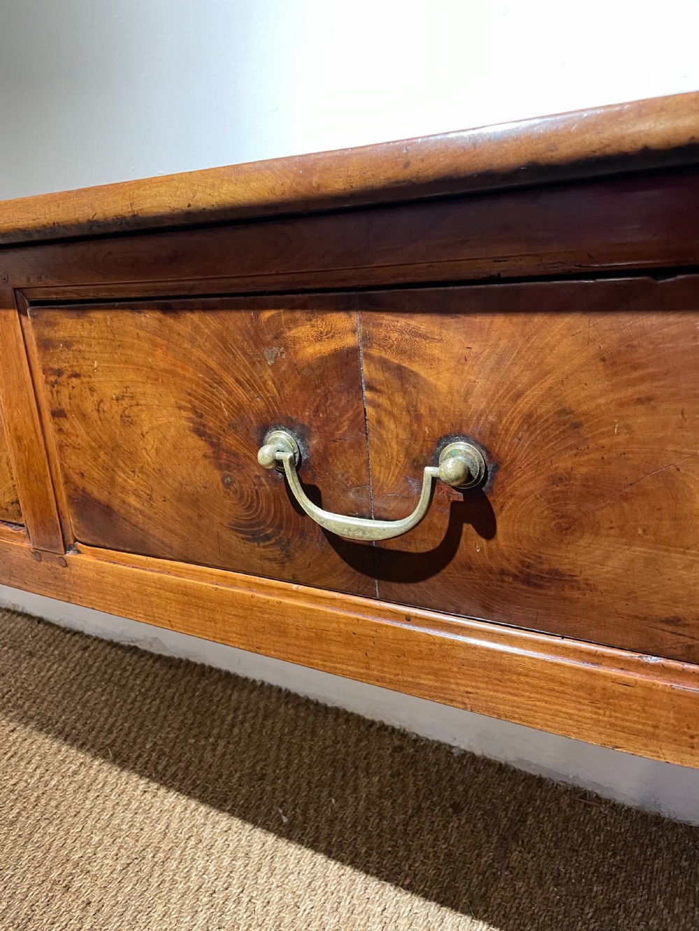 Cherry wood dresser base  View IV