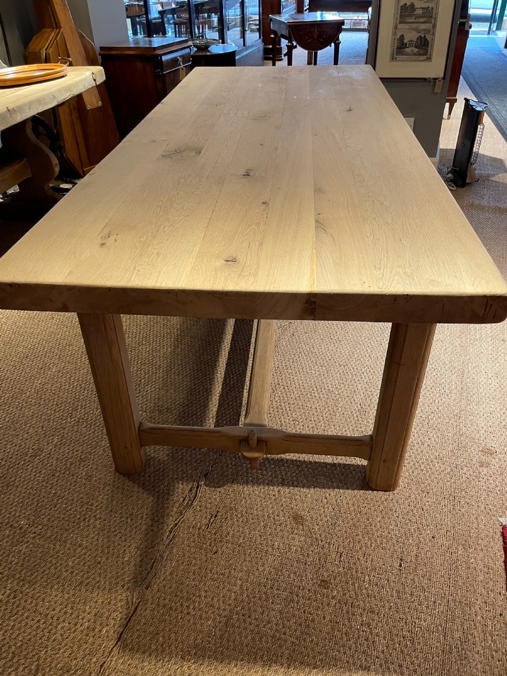 Oak farmhouse  table  View II
