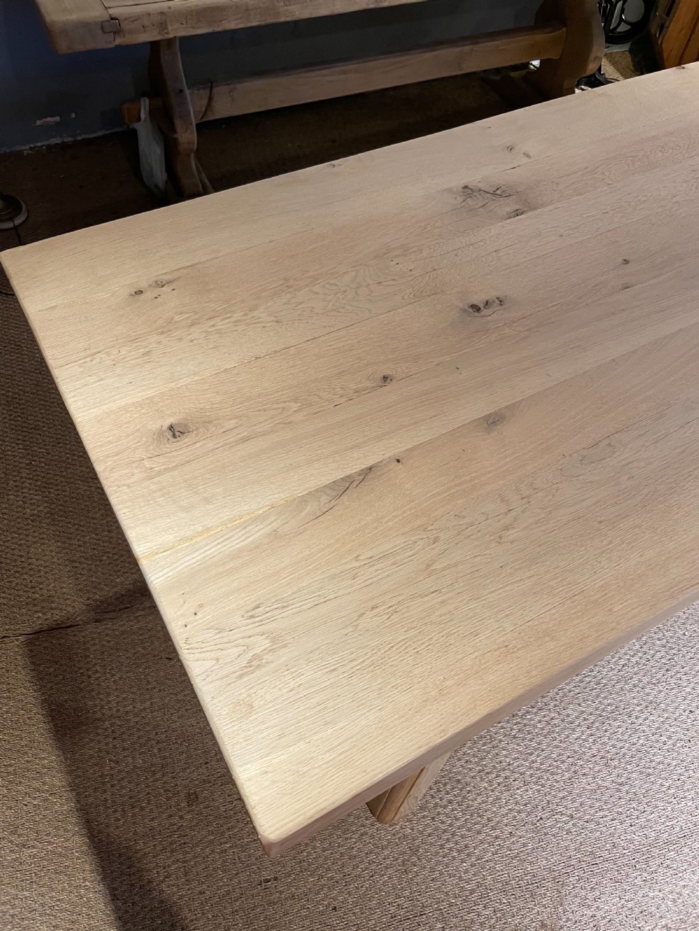 Oak farmhouse  table  View IV
