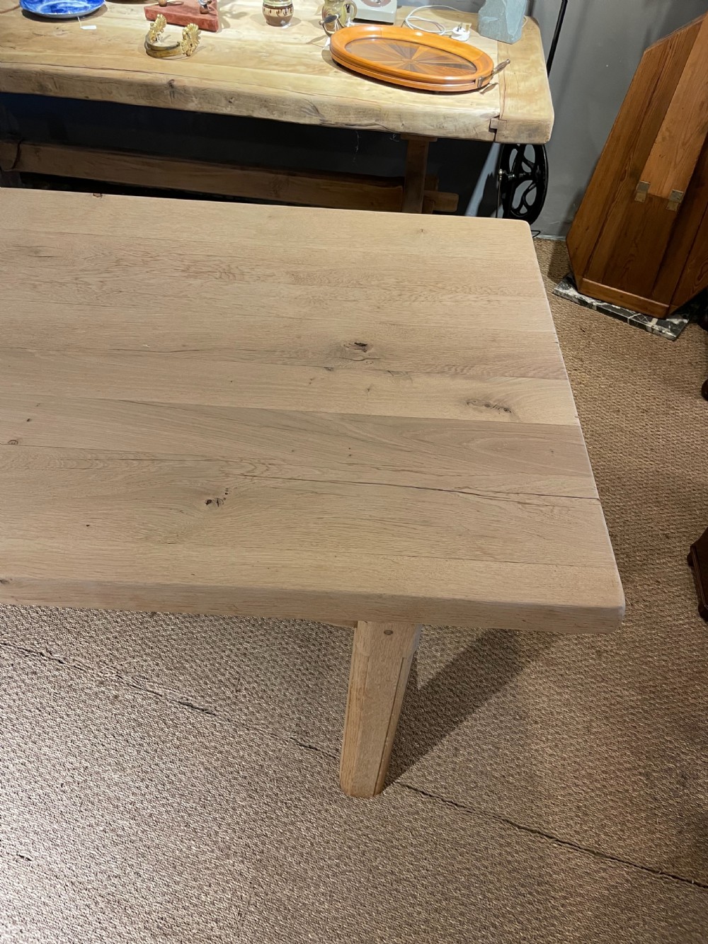 Oak farmhouse  table  View VI