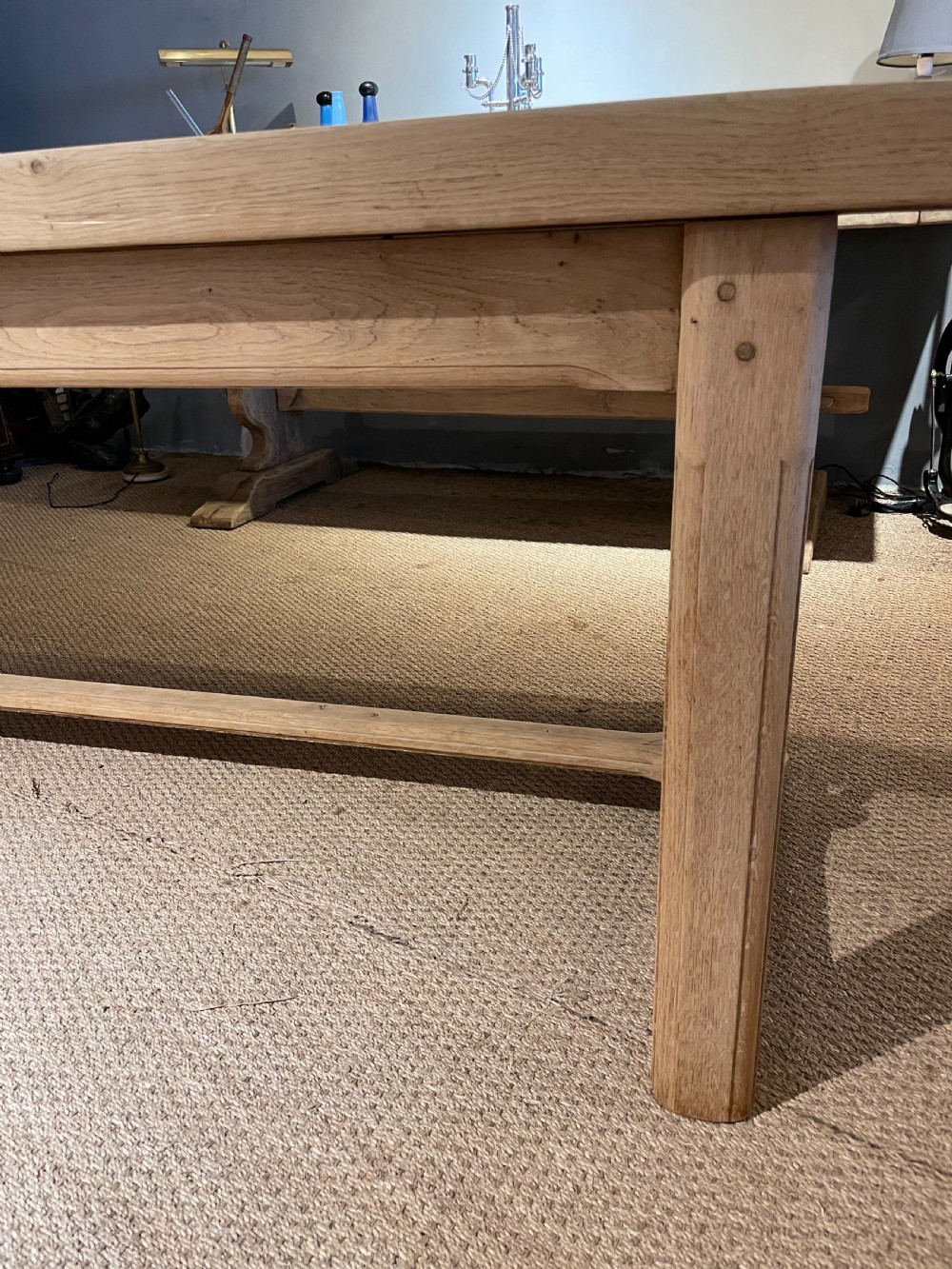 Oak farmhouse  table  View VII