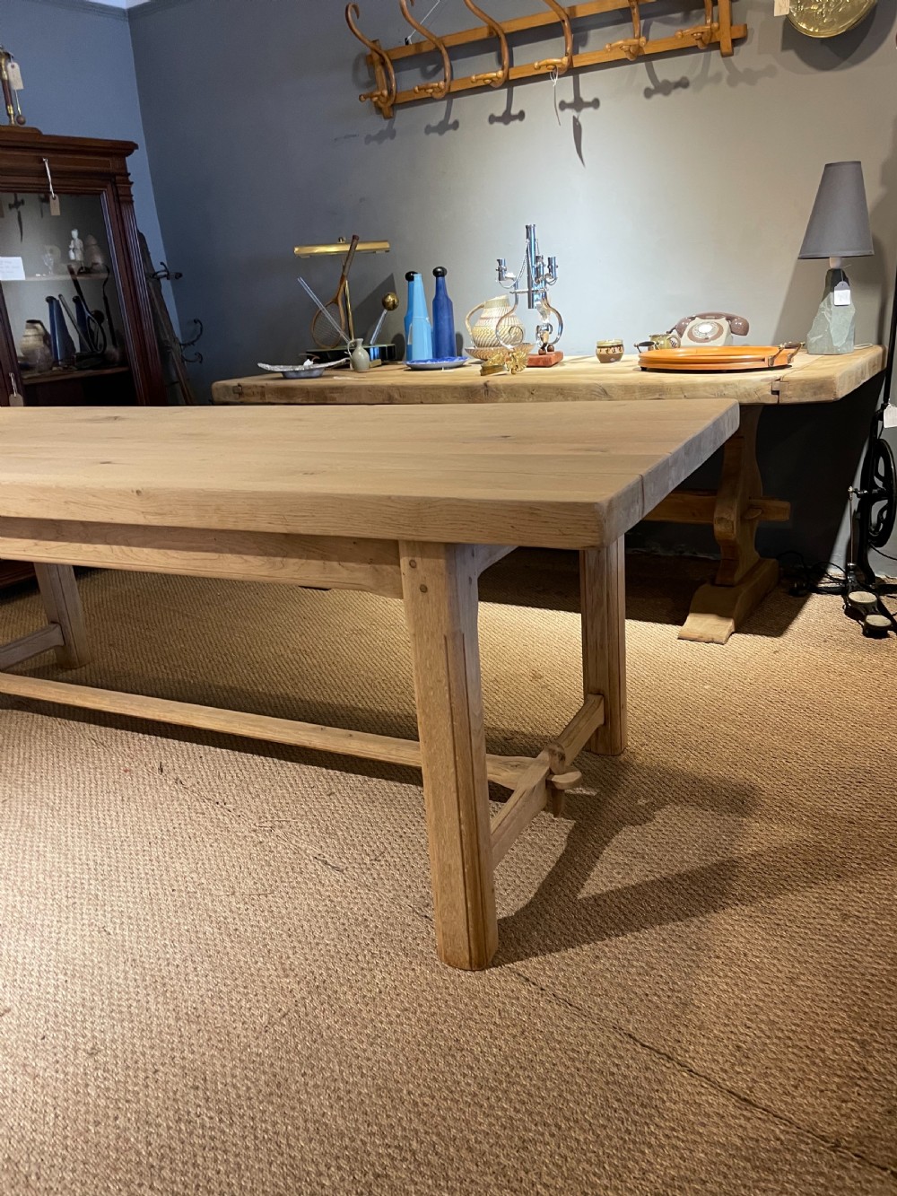 Oak farmhouse  table  View XI