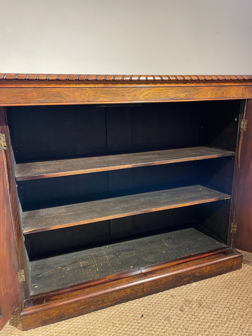 Rosewood 2 door bookcase  View VI