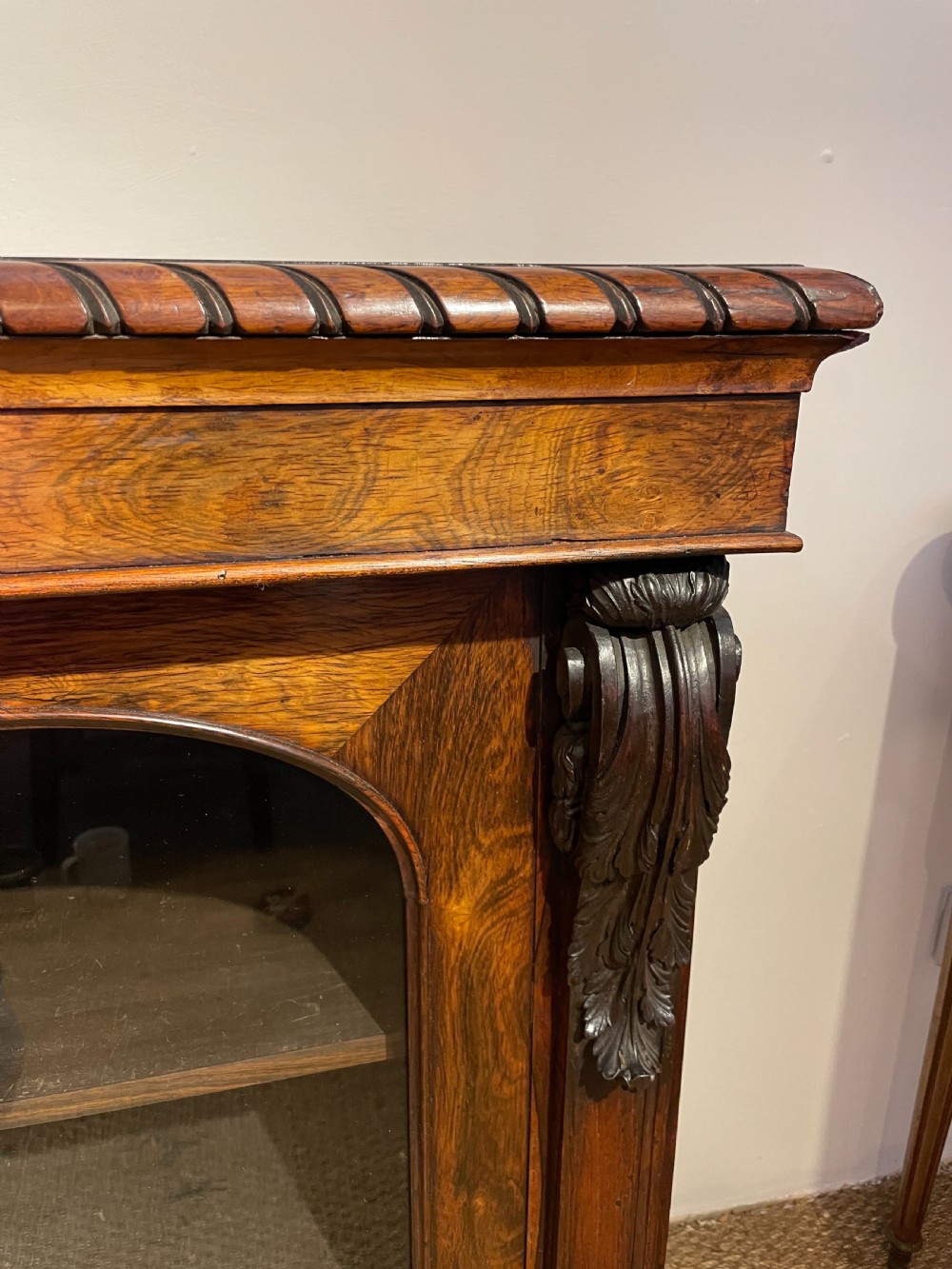 Rosewood 2 door bookcase  View VII