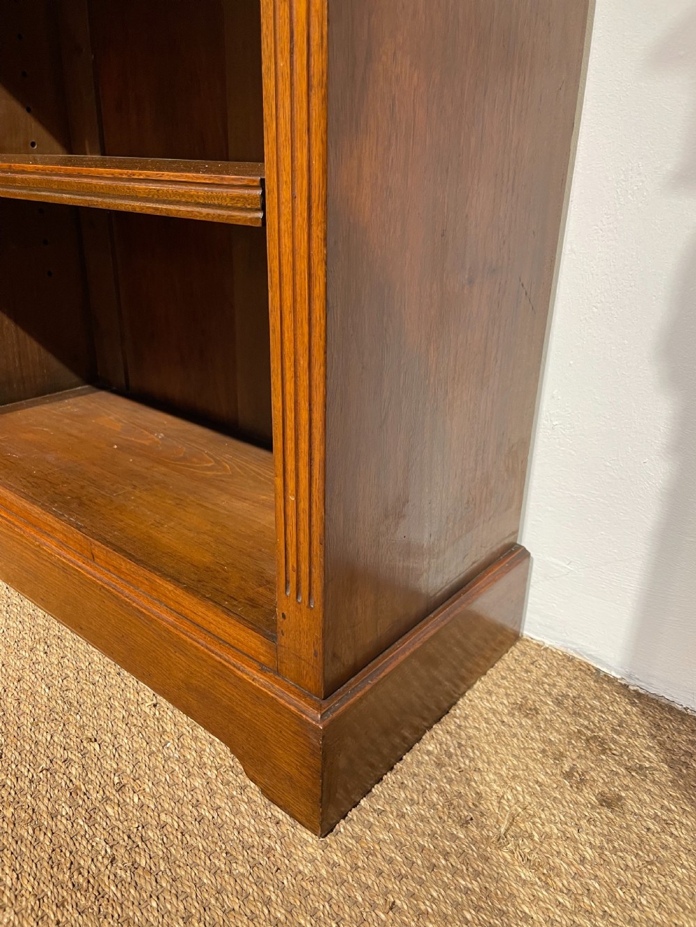 Late Victorian walnut bookcase  View VI