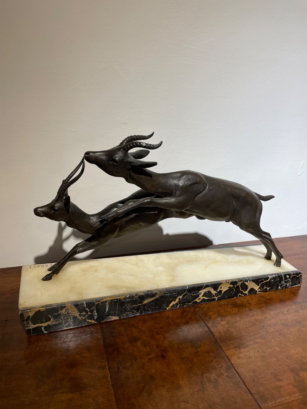 Art Deco sculpture by Plagnet  View IV