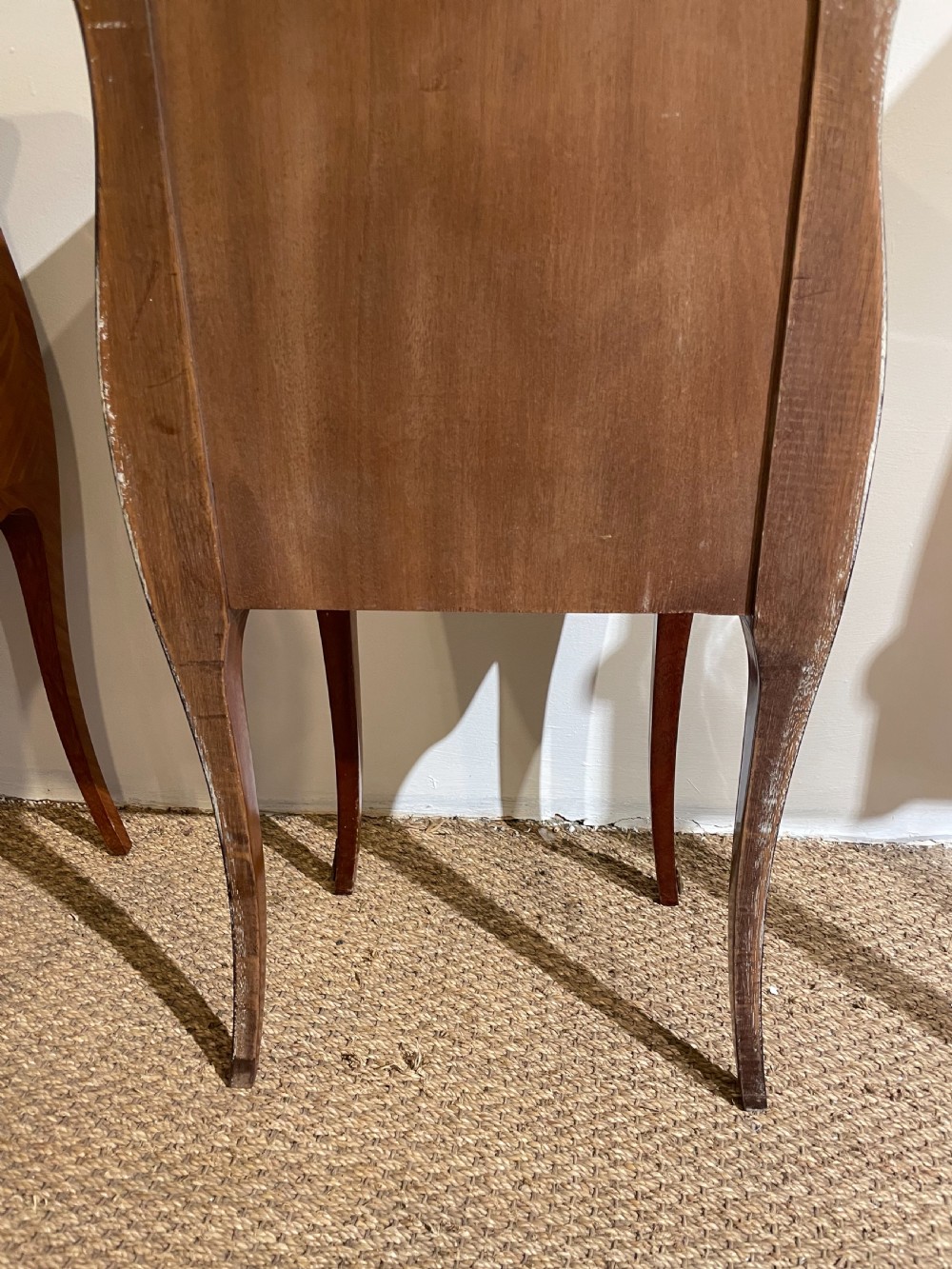 Pair of French marble topped bedside cabinets  View VII