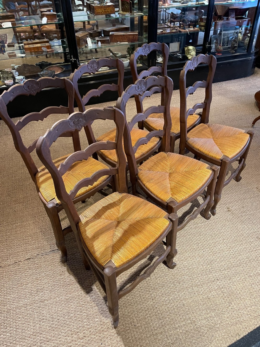 Set of six oak chairs  View IV