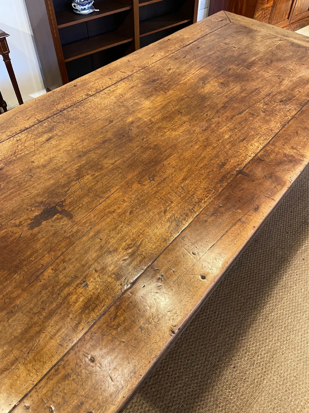 Walnut refectory table  View III