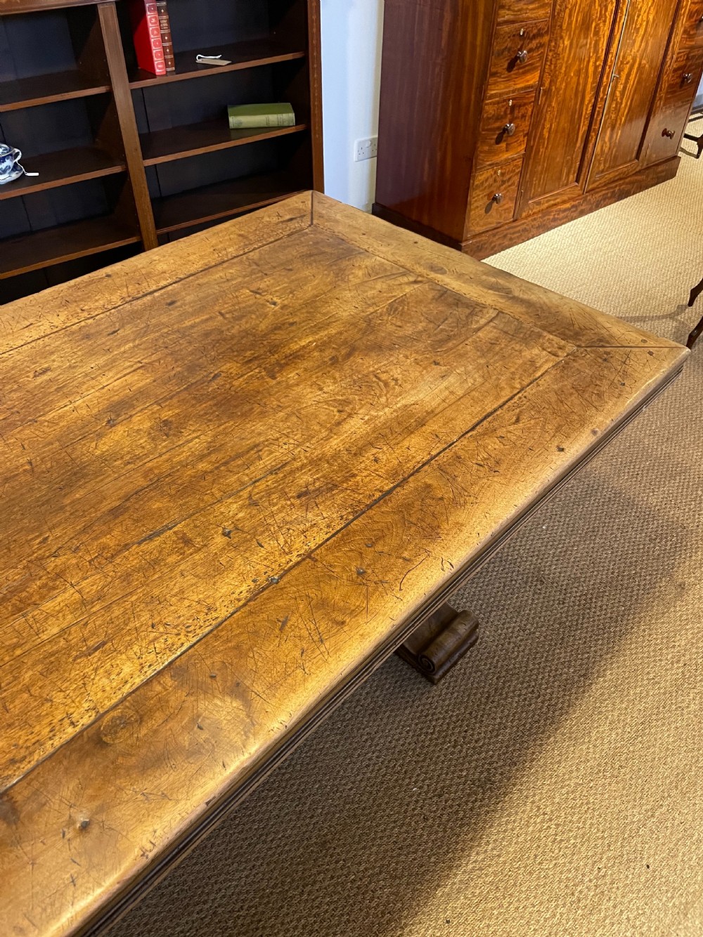 Walnut refectory table  View IV