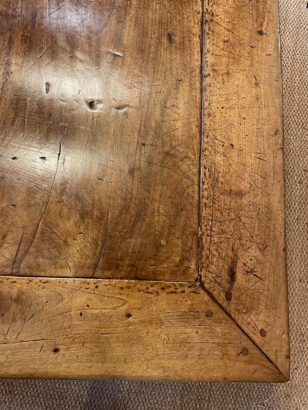 Walnut refectory table  View IX