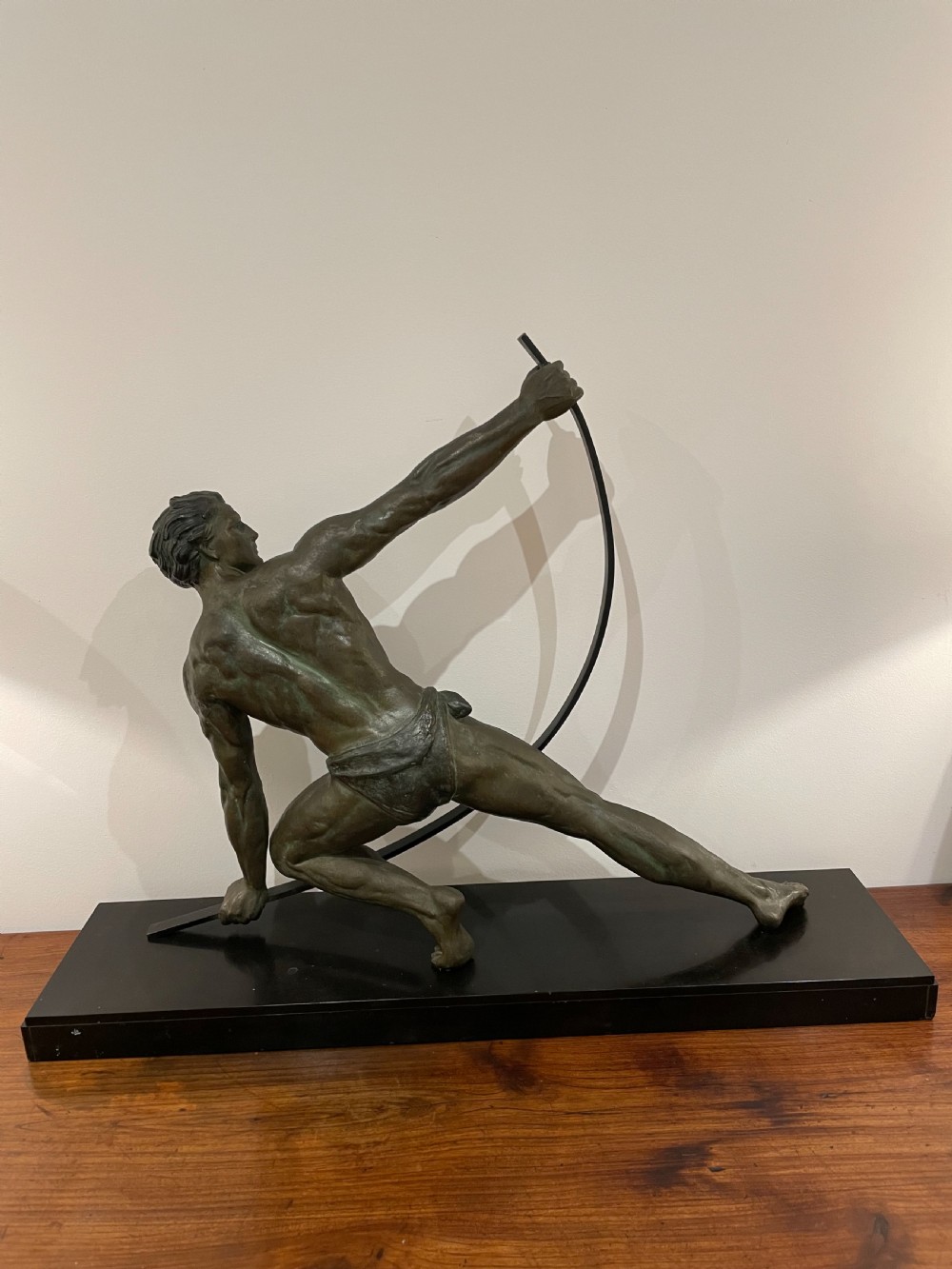Art Deco spelter figure “ the bender “ View VIII