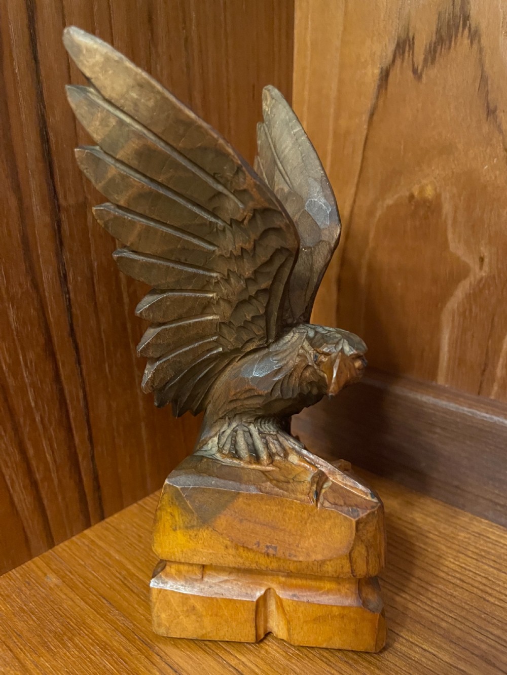BLACK FOREST CARVING OF AN EAGLE  View III