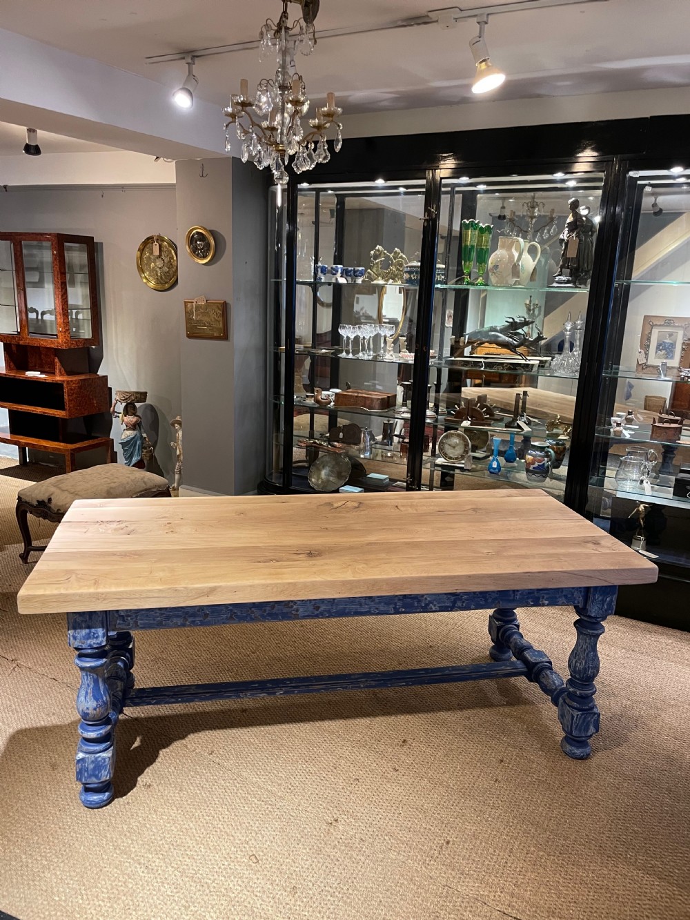 Oak refectory table 