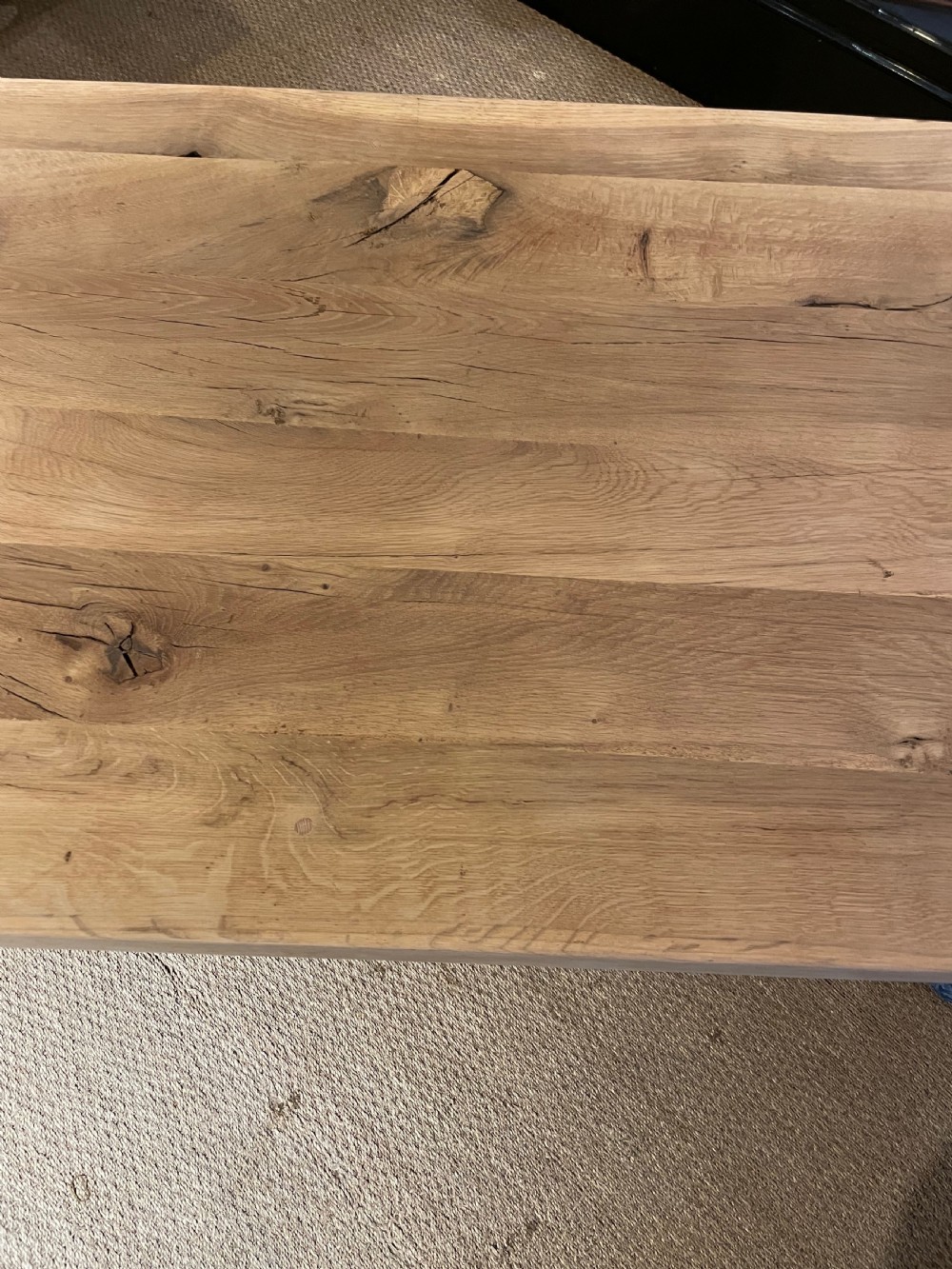 Oak refectory table  View VII