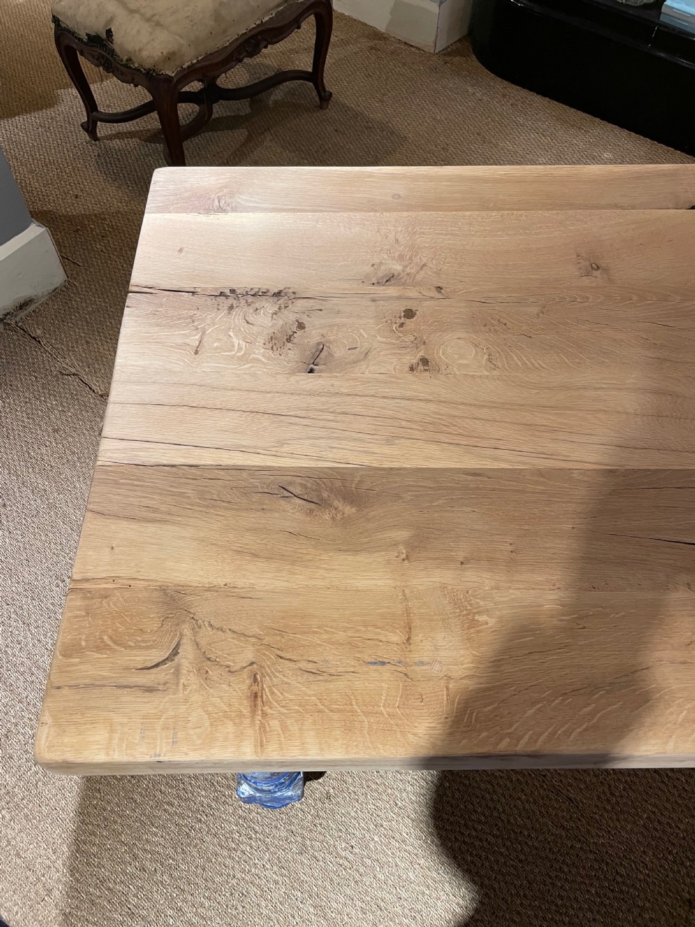 Oak refectory table  View VIII