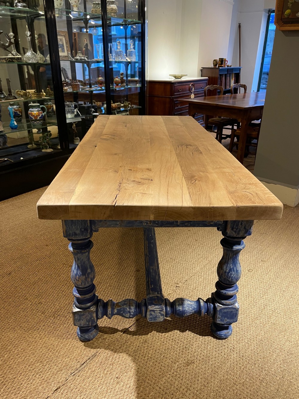 Oak refectory table  View IX