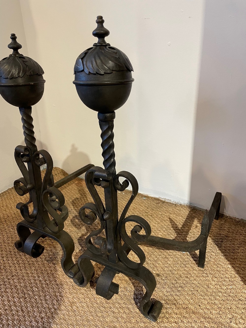Pair of fire dogs / andirons  View II