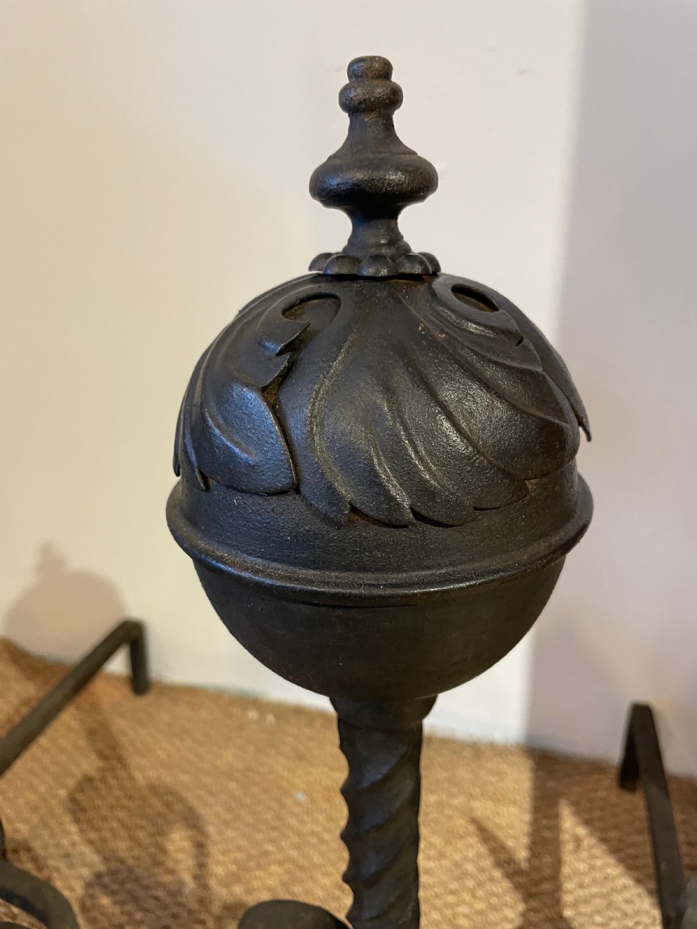 Pair of fire dogs / andirons  View III