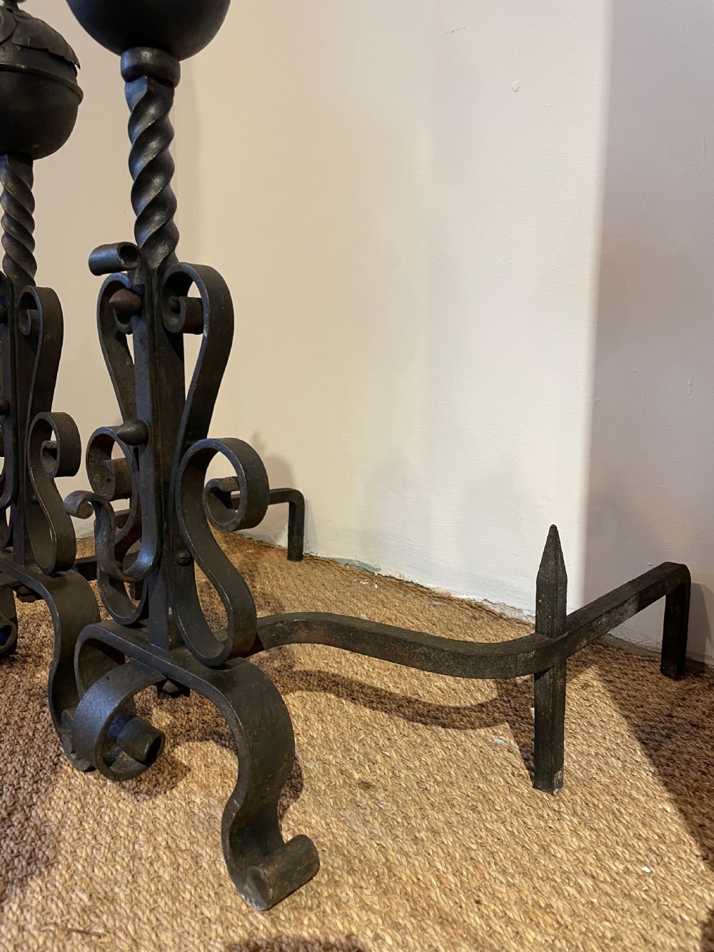 Pair of fire dogs / andirons  View VI