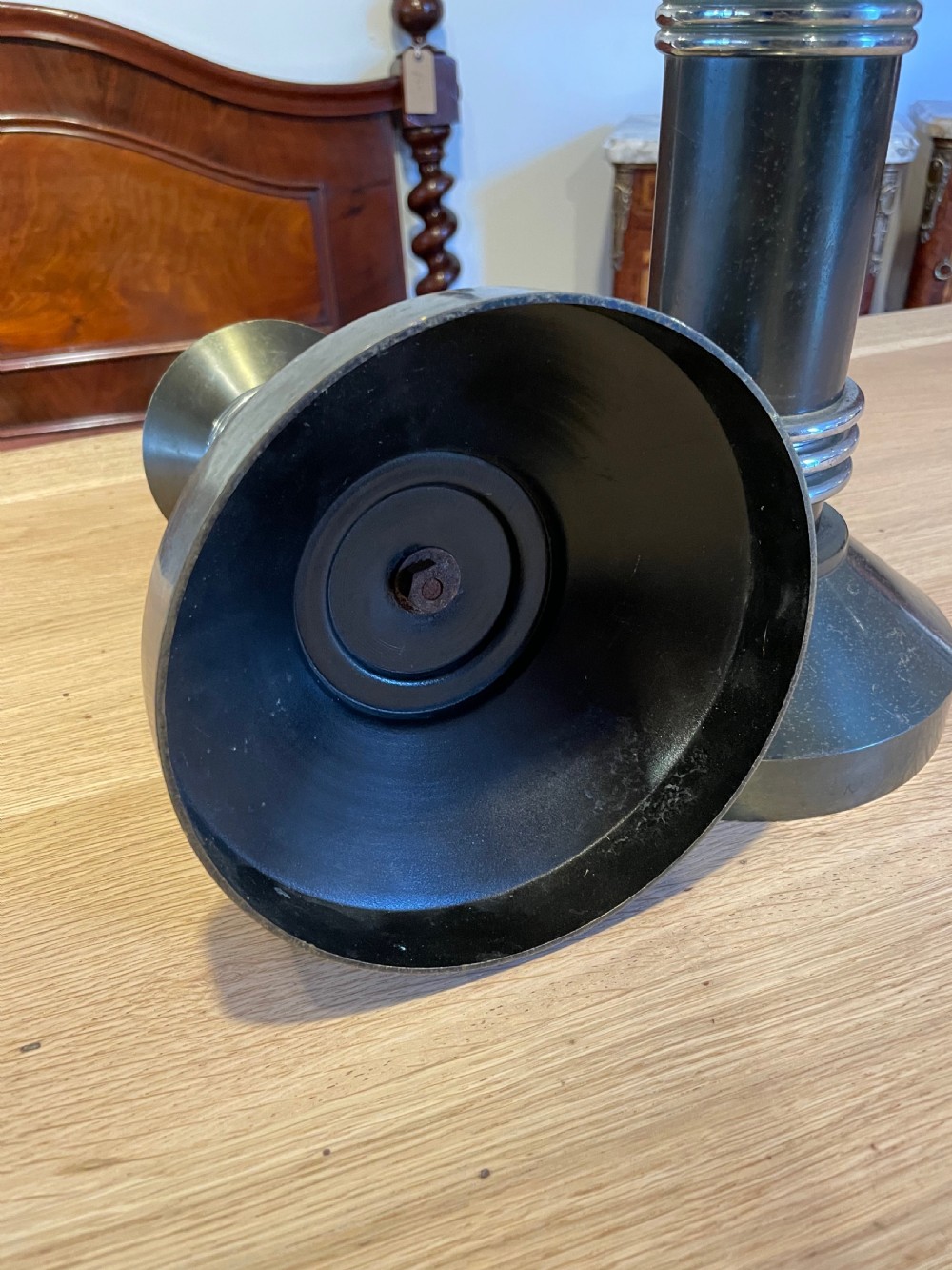 Pair of Art Deco candlesticks  View IV
