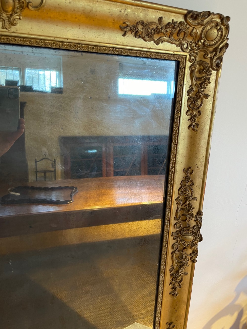 19th century gilt mirror  View VII