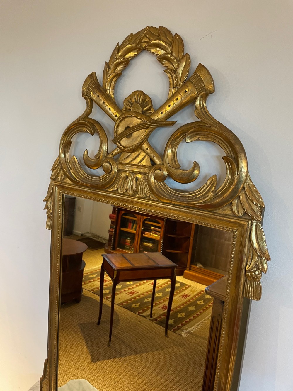 1930’s gilt wood mirror  View II
