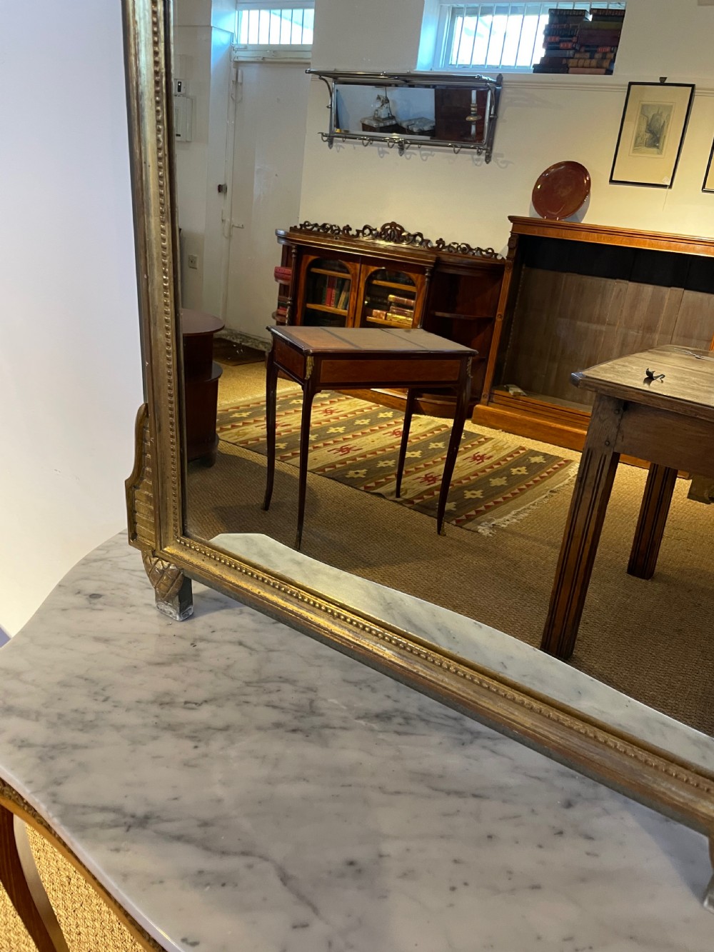1930’s gilt wood mirror  View IV