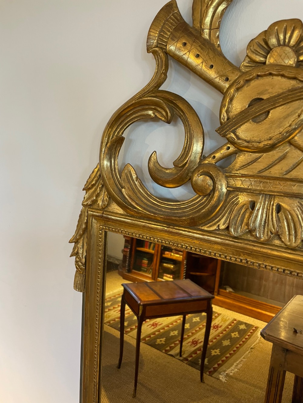 1930’s gilt wood mirror  View VI