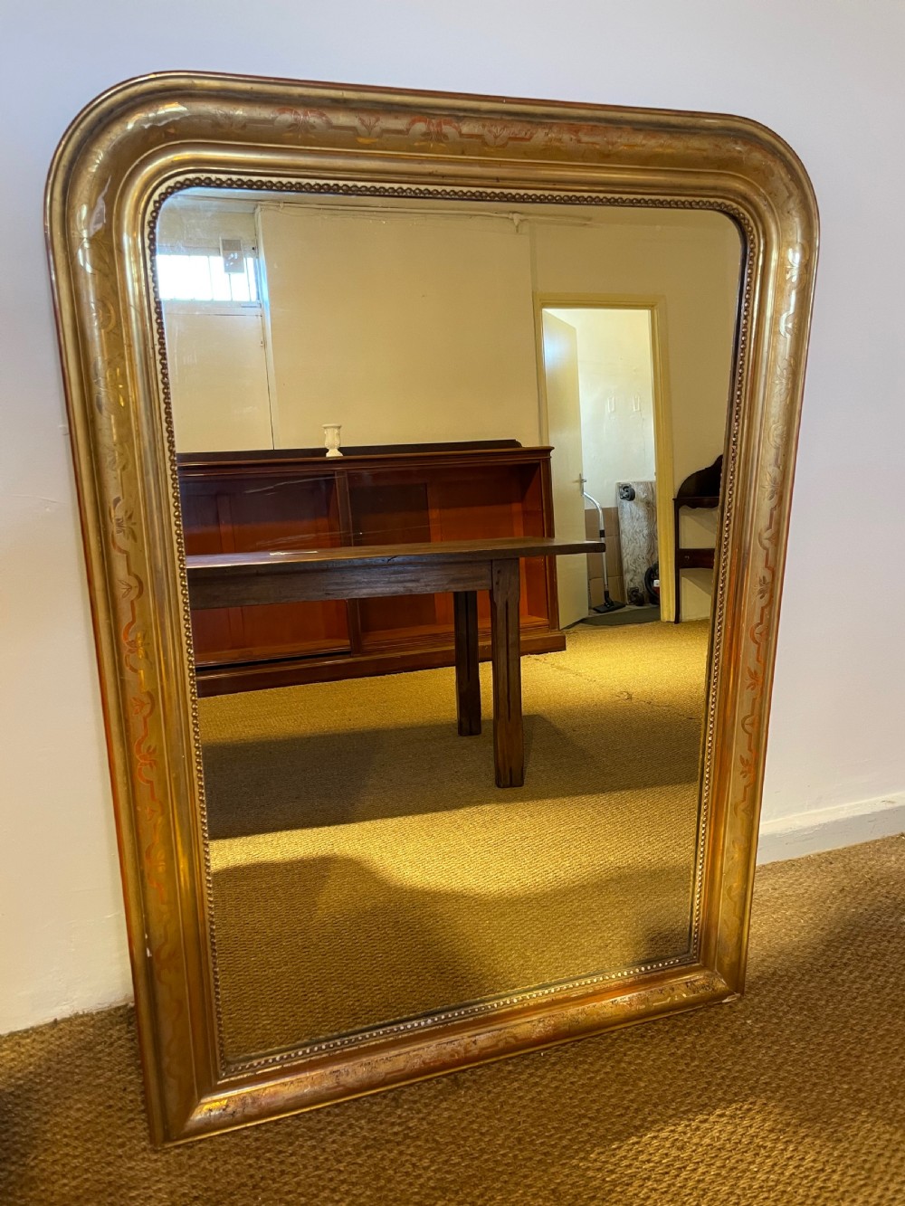 Antique gilt mirror 38x54  View II