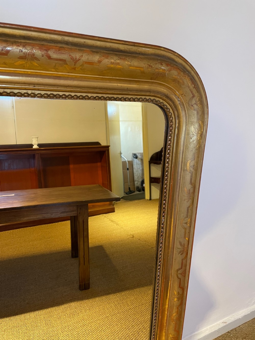 Antique gilt mirror 38x54  View III